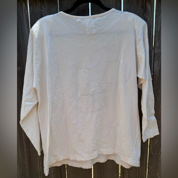 Victoria Jones Christmas Long-Sleeve Shirt Women’s Size Medium Vintage Cats Cat - Picture 3 of 7